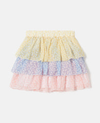 Tiered Chiffon Skirt