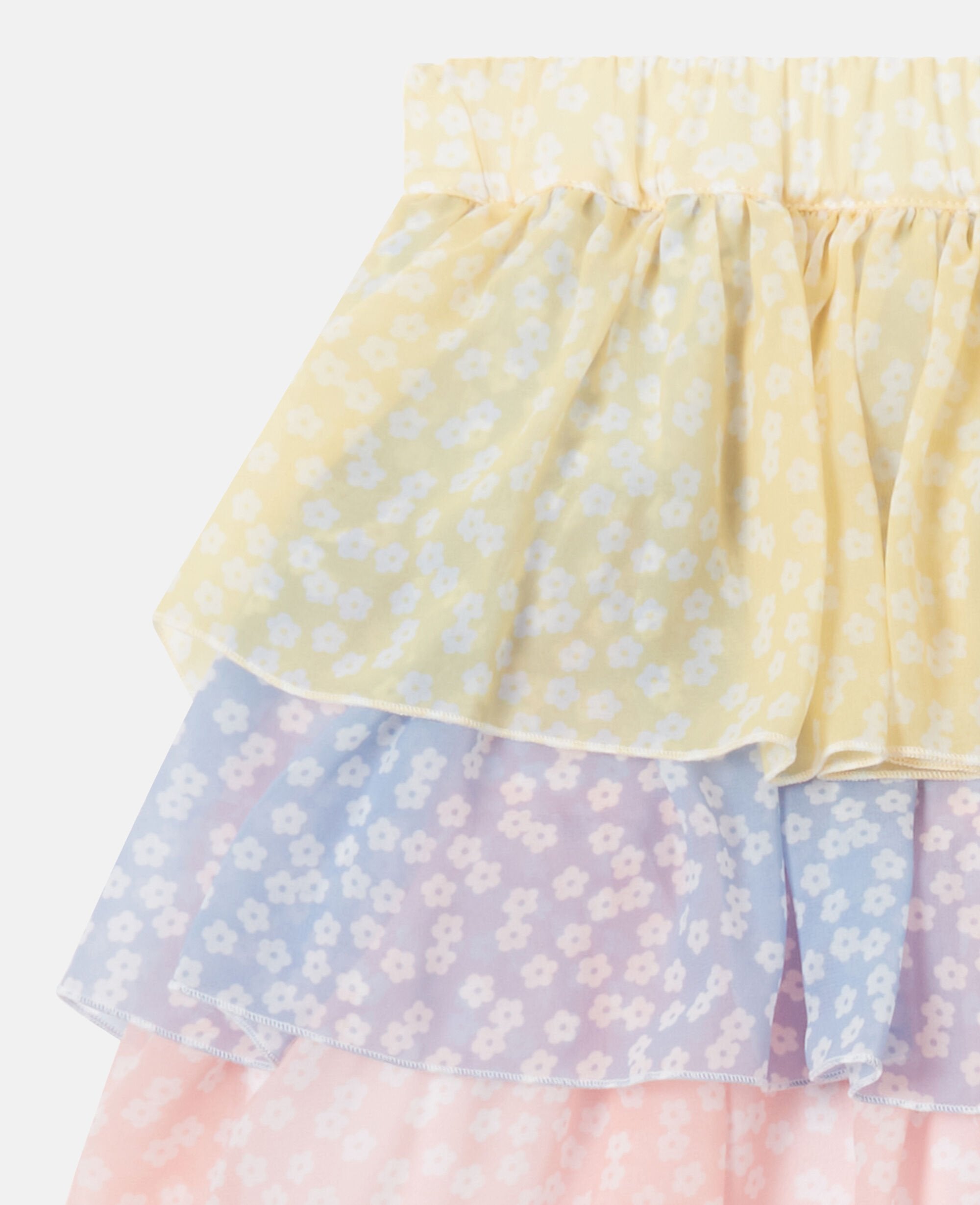 Tiered Chiffon Skirt