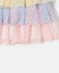 Tiered Chiffon Skirt