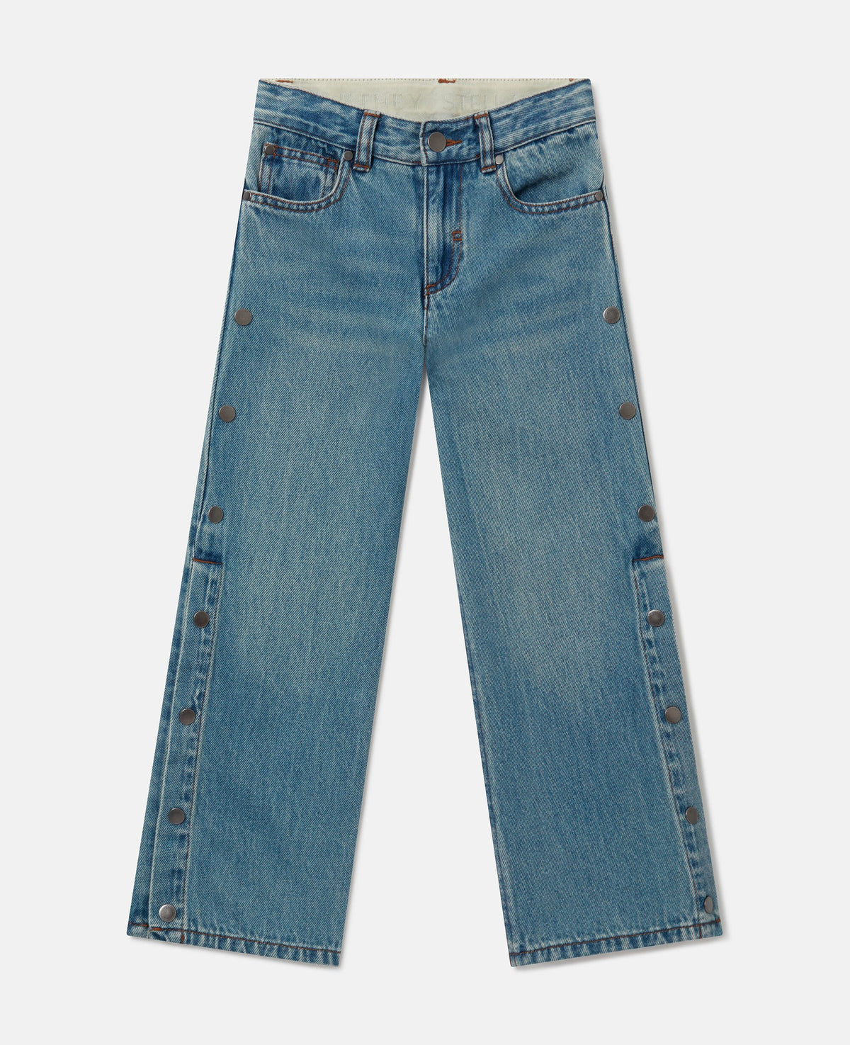 Straight-Leg Denim Jeans