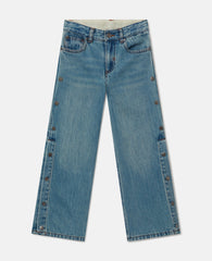 Straight-Leg Denim Jeans