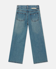 Straight-Leg Denim Jeans