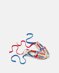 Lace-Up Espadrille Sandals