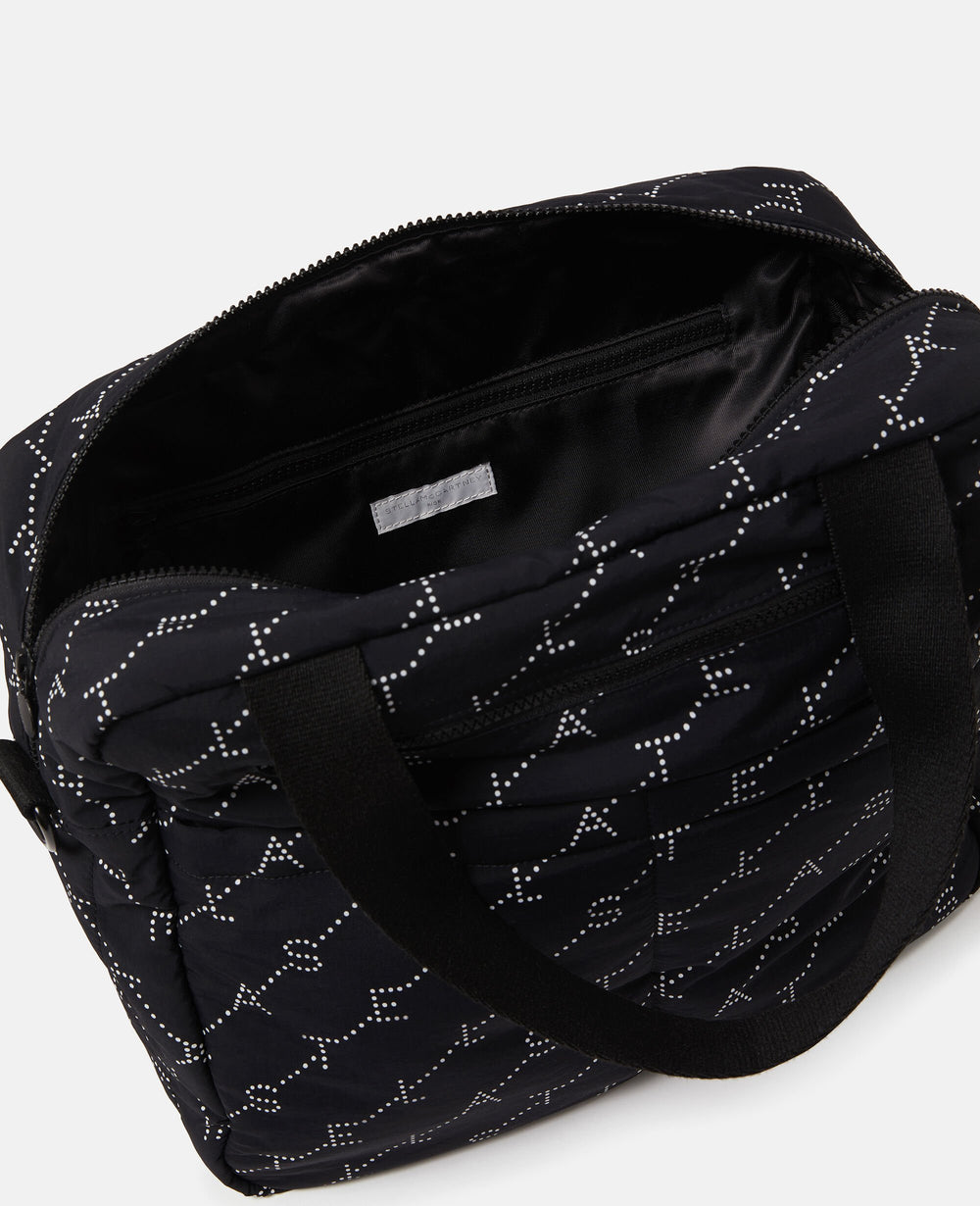 Logo Print Diaper Tote Bag