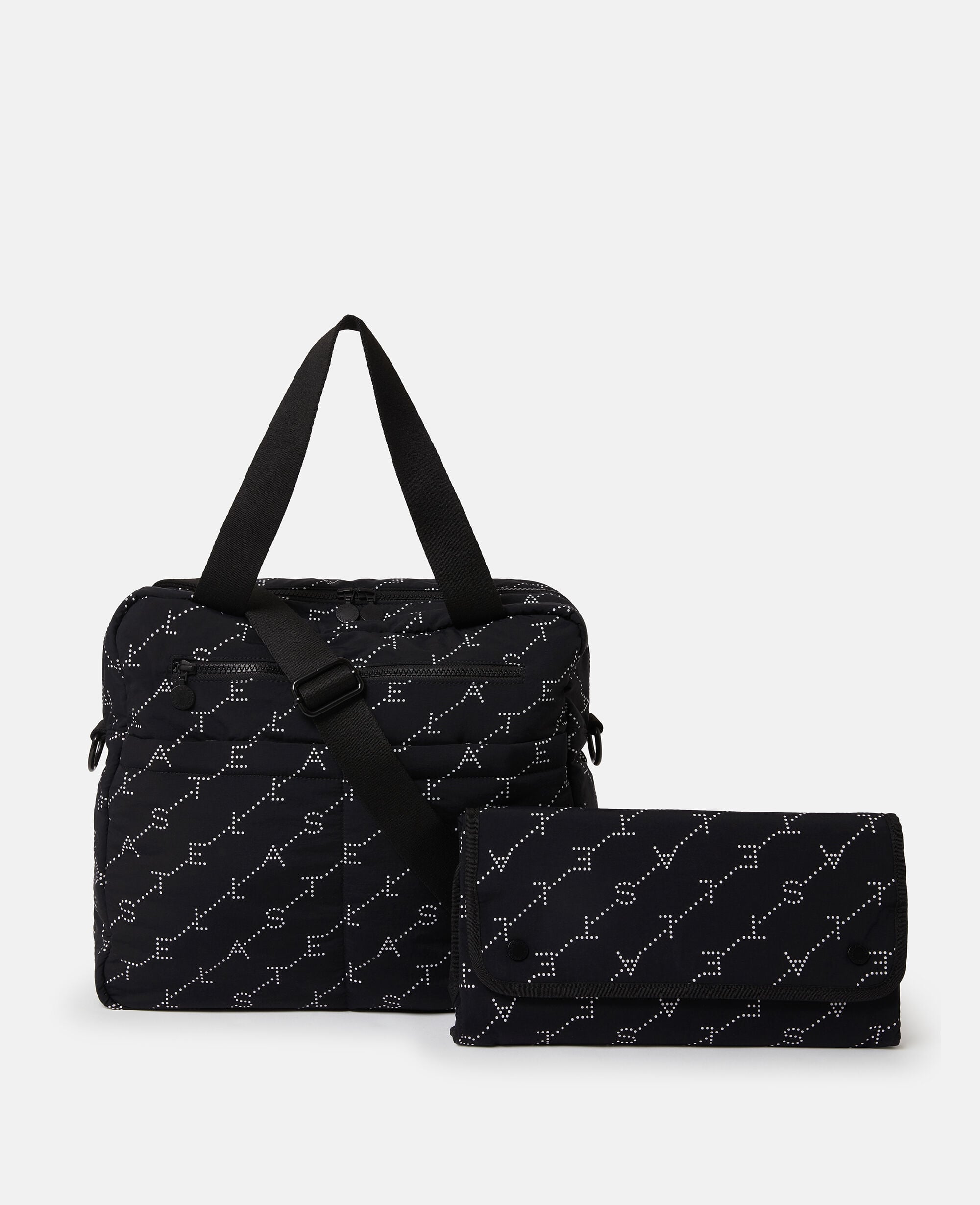 Logo Print Diaper Tote Bag