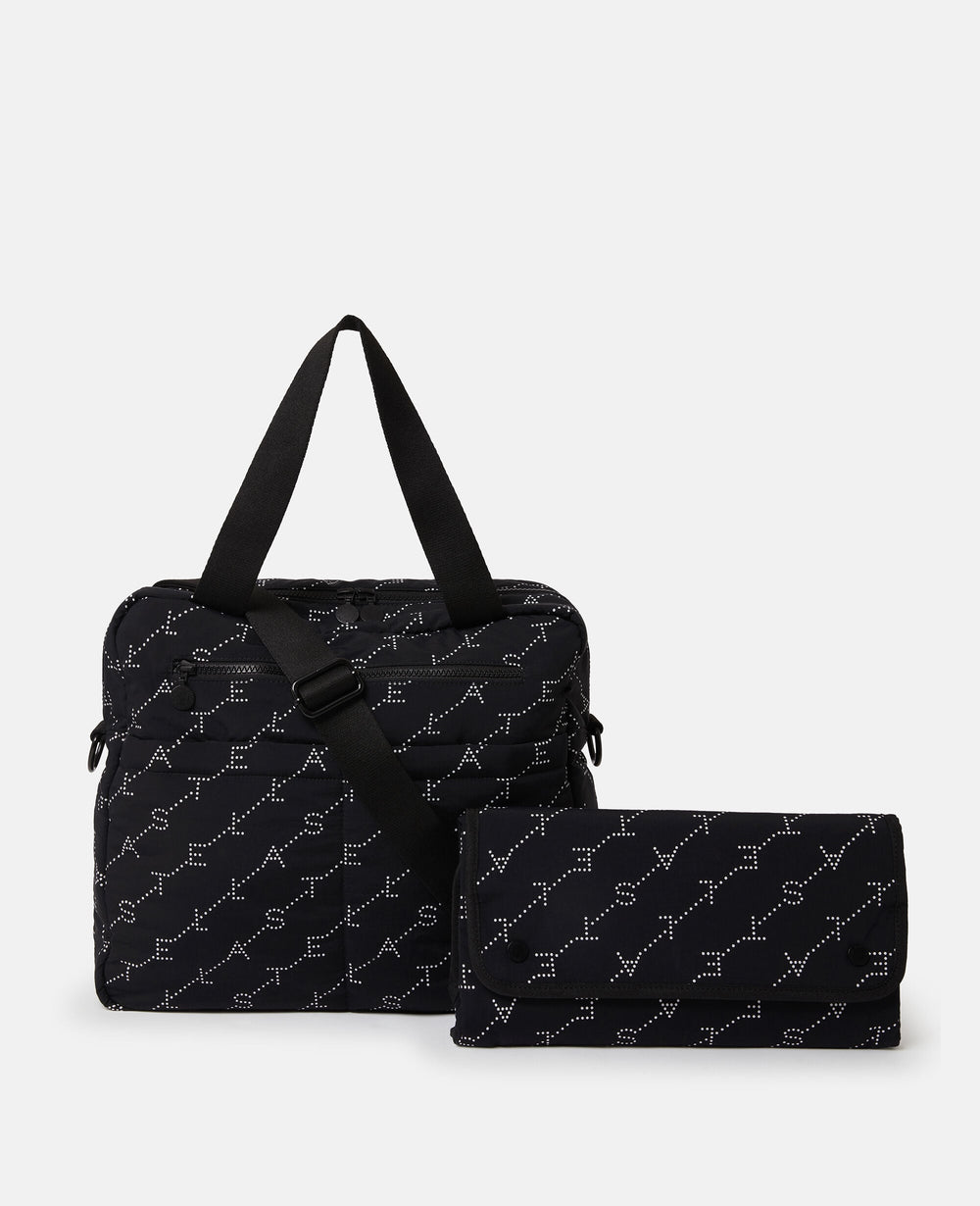 Logo Print Diaper Tote Bag