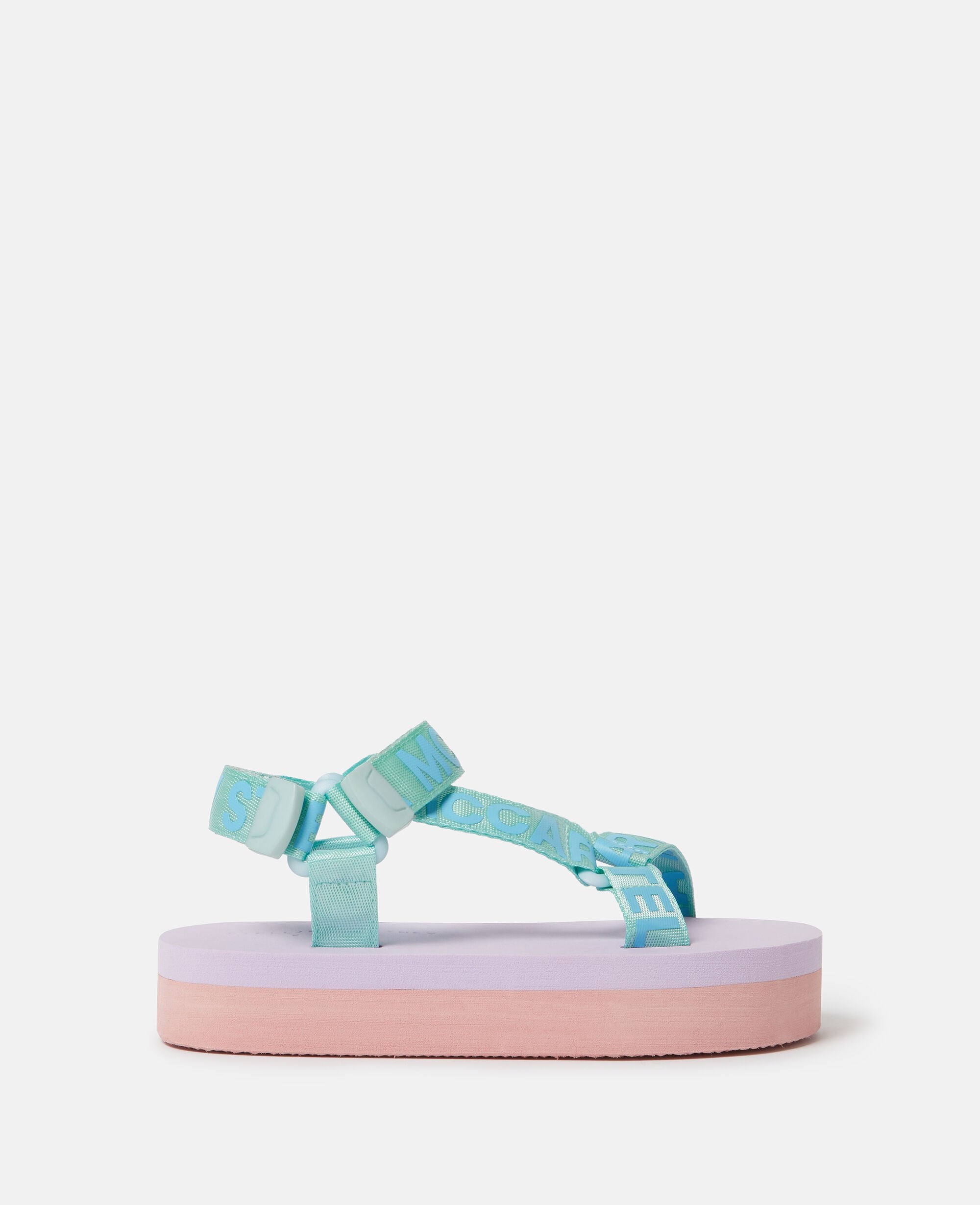 Two-Tone Platform Sandals