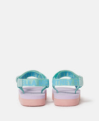 Two-Tone Platform Sandals