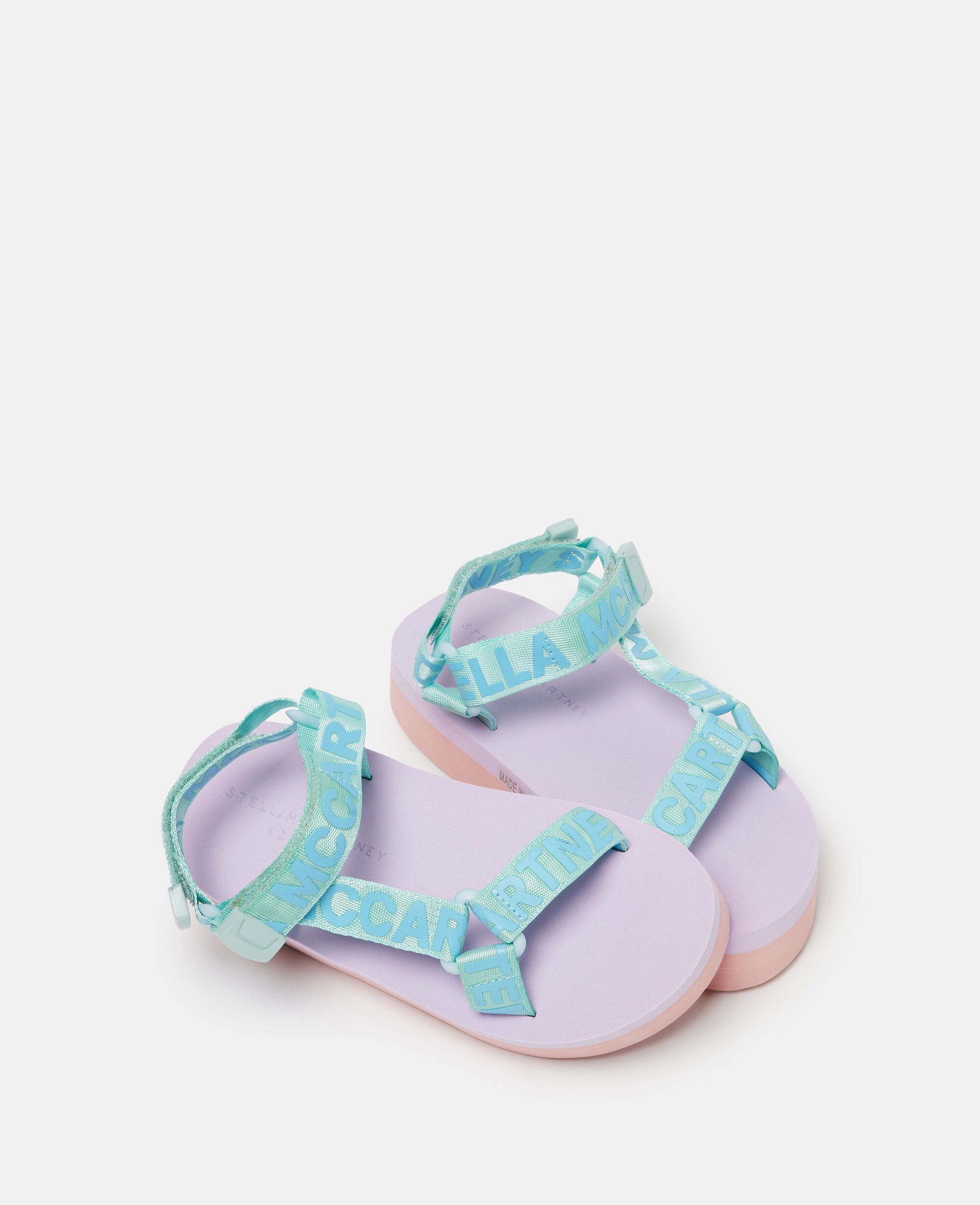 Two-Tone Platform Sandals