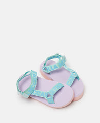 Two-Tone Platform Sandals