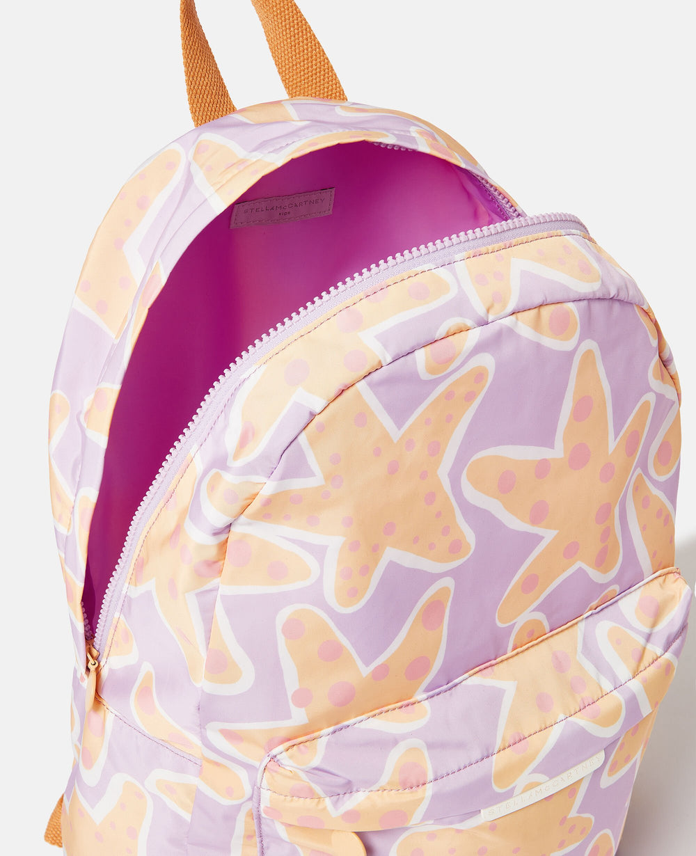 Starfish Print Backpack