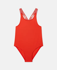 Logo Strap Swimsuit