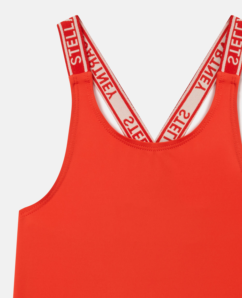 Logo Strap Swimsuit