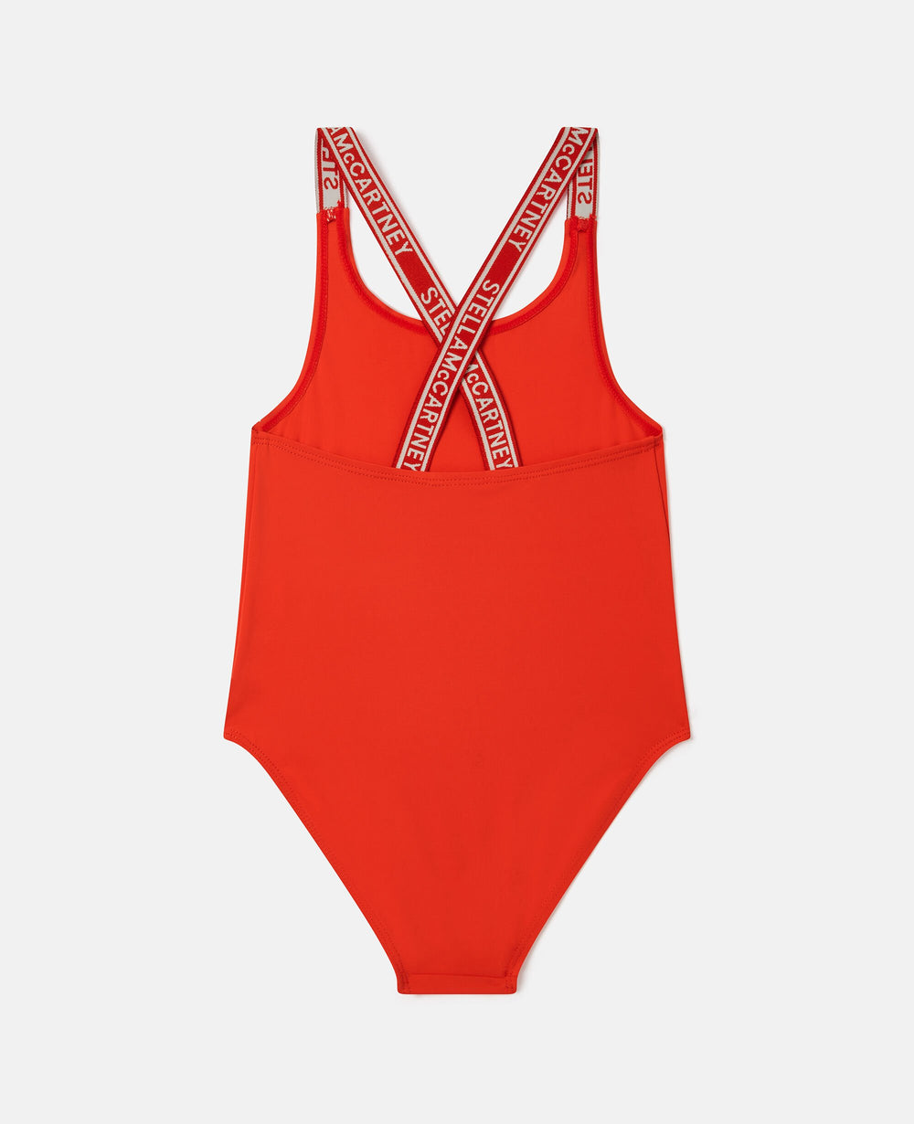 Logo Strap Swimsuit