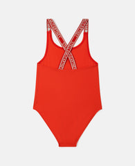 Logo Strap Swimsuit