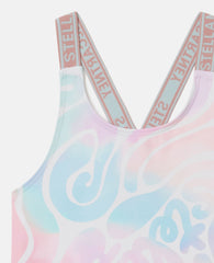 Tie-Dye Graphic Swimsuit