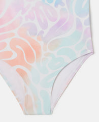 Tie-Dye Graphic Swimsuit