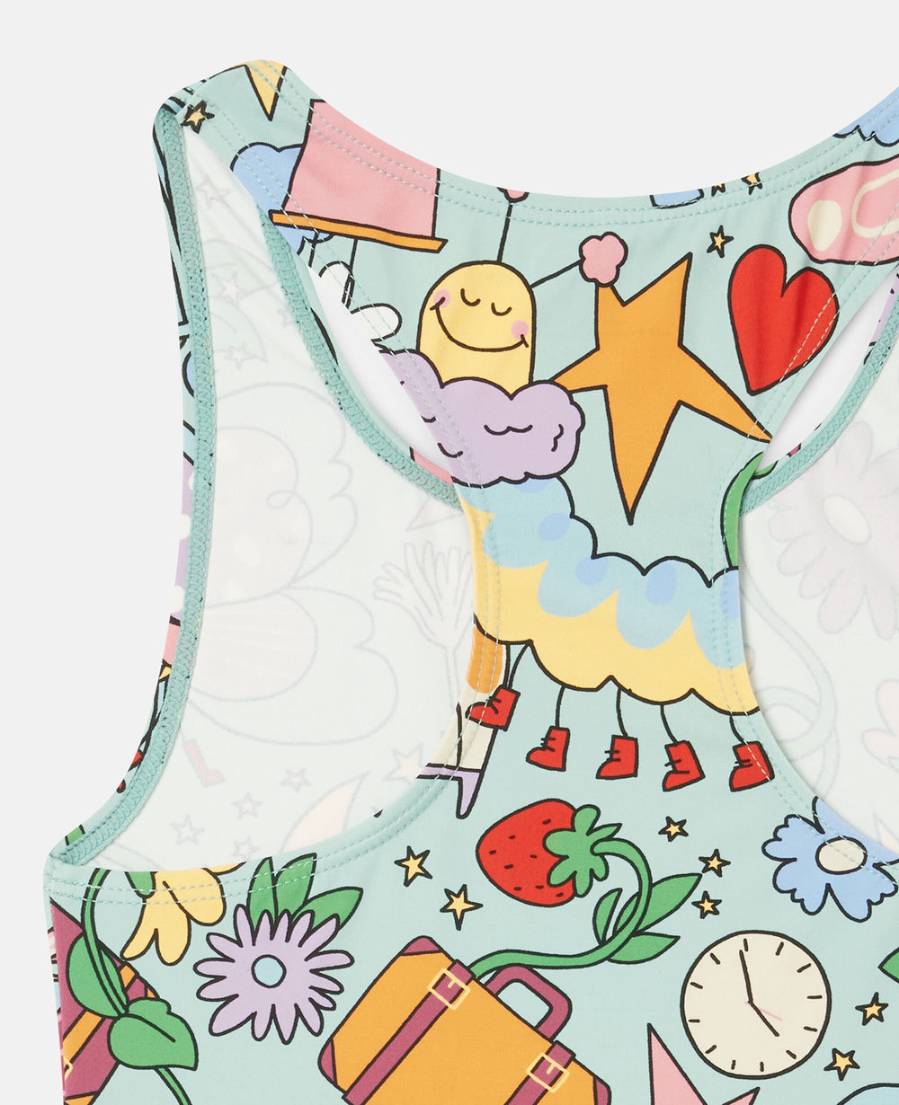 Bug Hotel Print Swimsuit