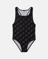Logo Print Swimsuit