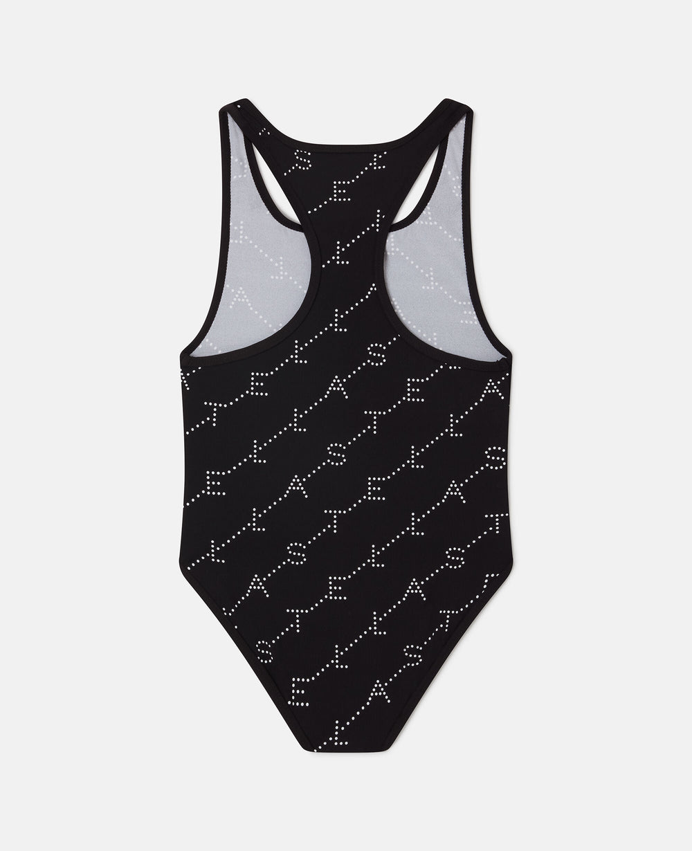 Logo Print Swimsuit