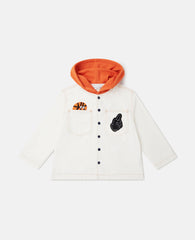 Sports Motif Hooded Jacket
