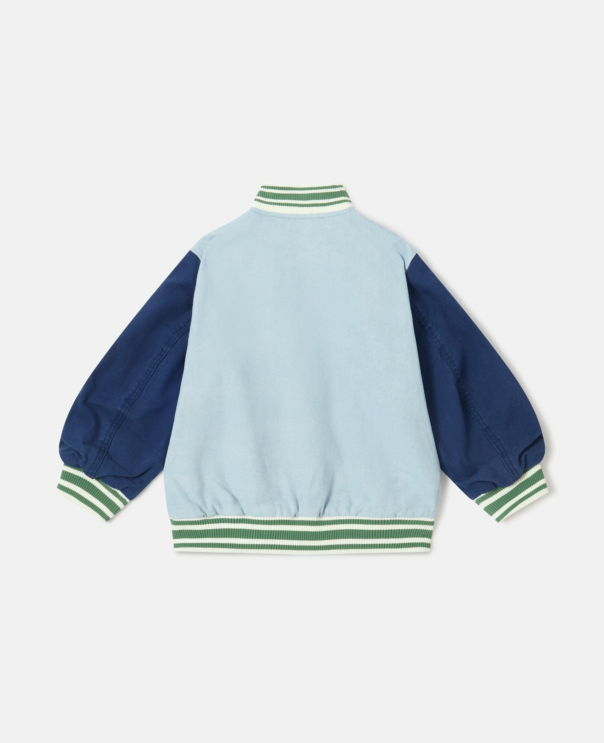 Color Blocked Varsity Jacket