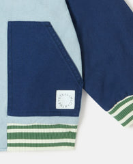 Color Blocked Varsity Jacket