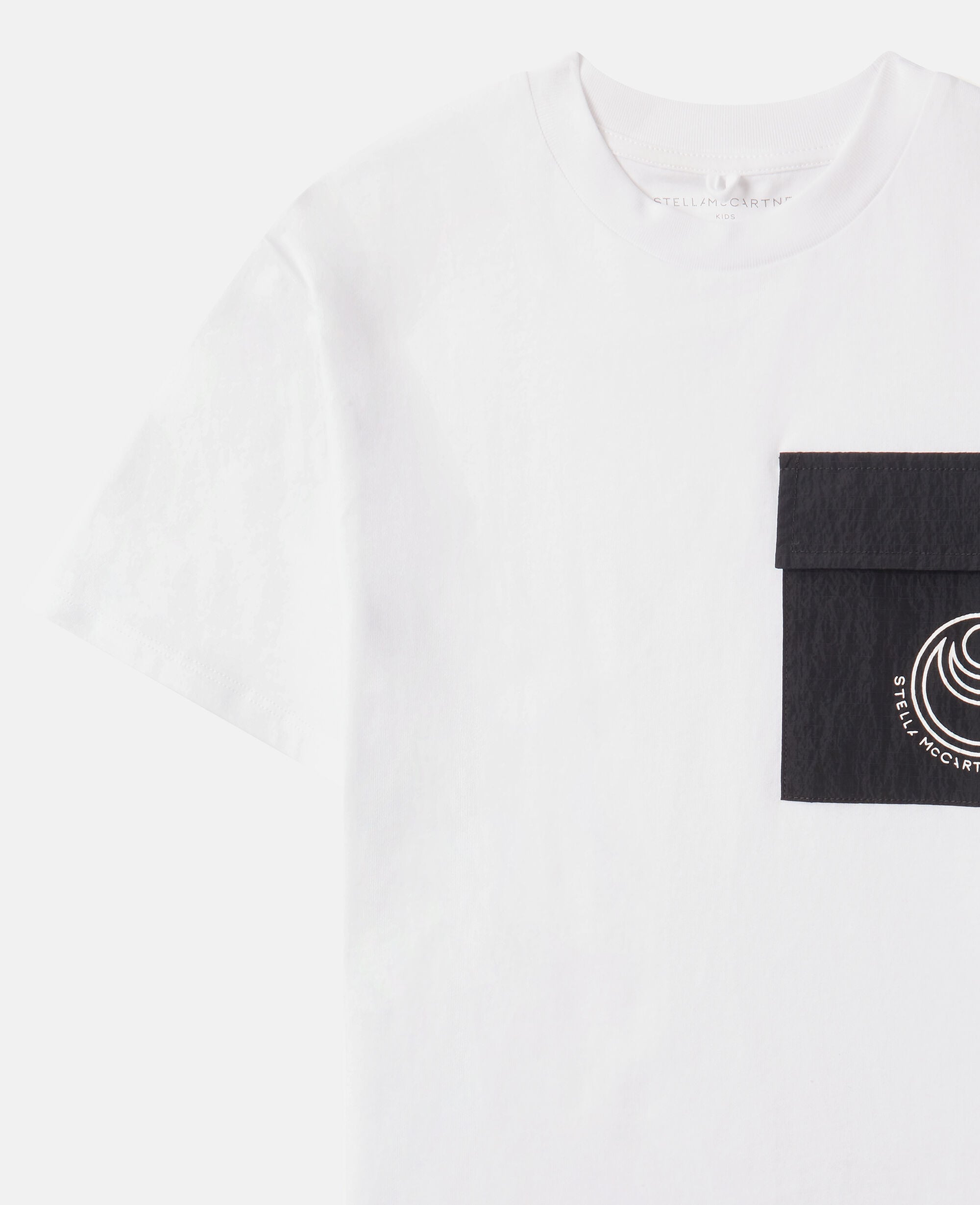 S-Wave Logo Motif T-Shirt