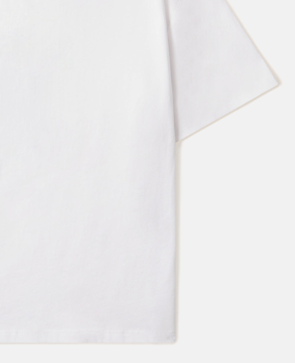 S-Wave Logo Motif T-Shirt