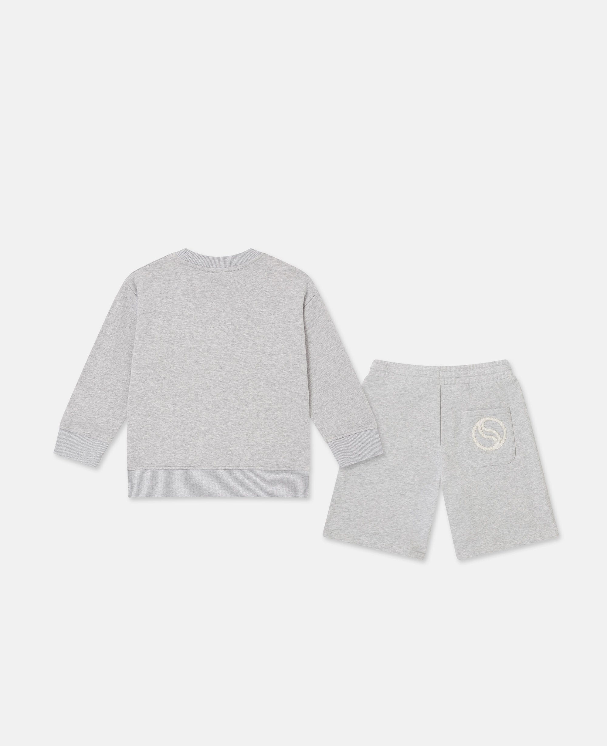 S-Wave Logo Sweatshirt And Sweatpants Set