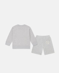 S-Wave Logo Sweatshirt And Sweatpants Set