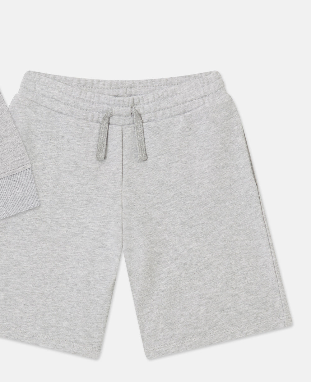 S-Wave Logo Sweatshirt And Sweatpants Set