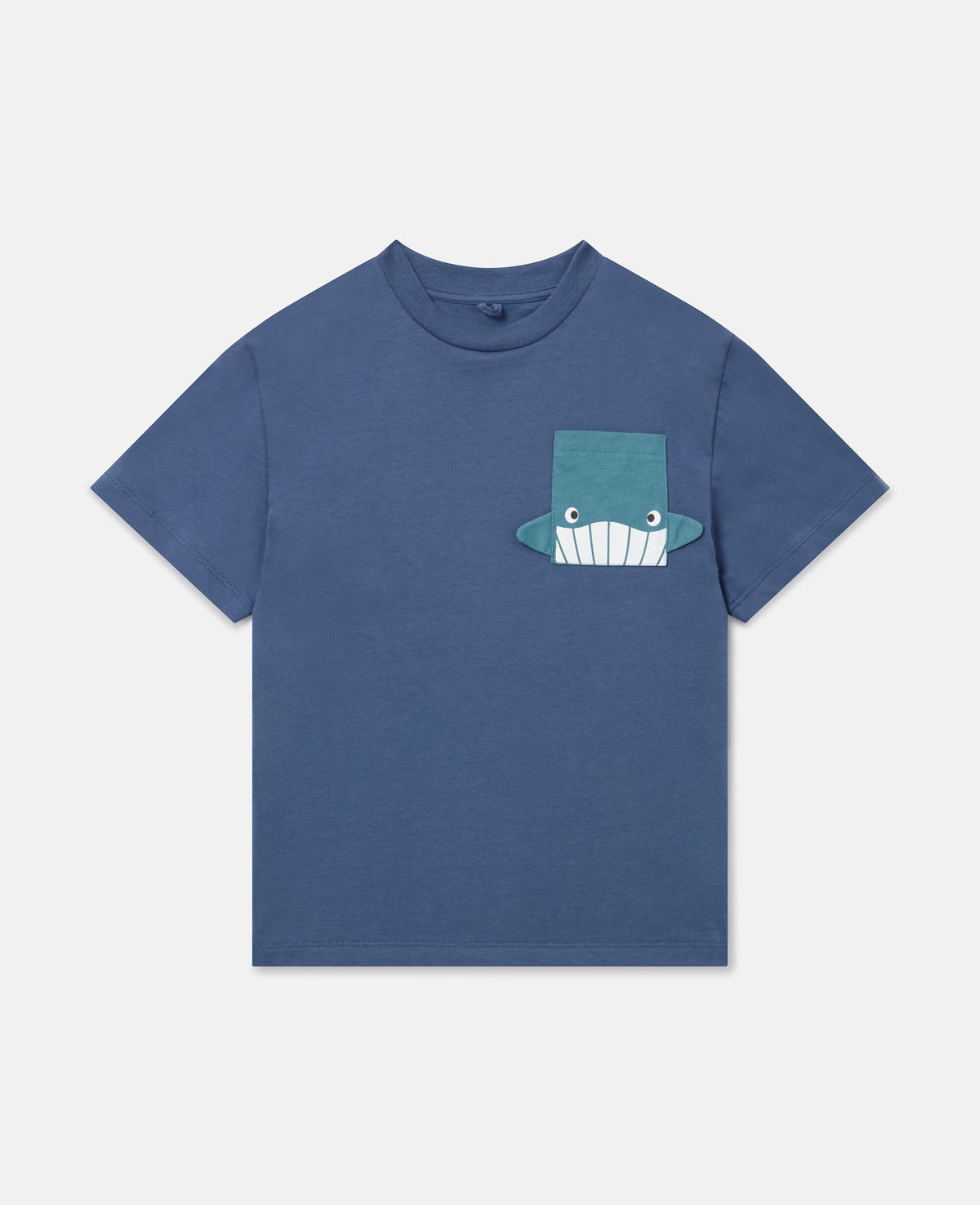 Whale Motif Short-Sleeve T-Shirt