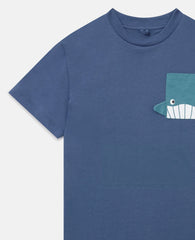 Whale Motif Short-Sleeve T-Shirt