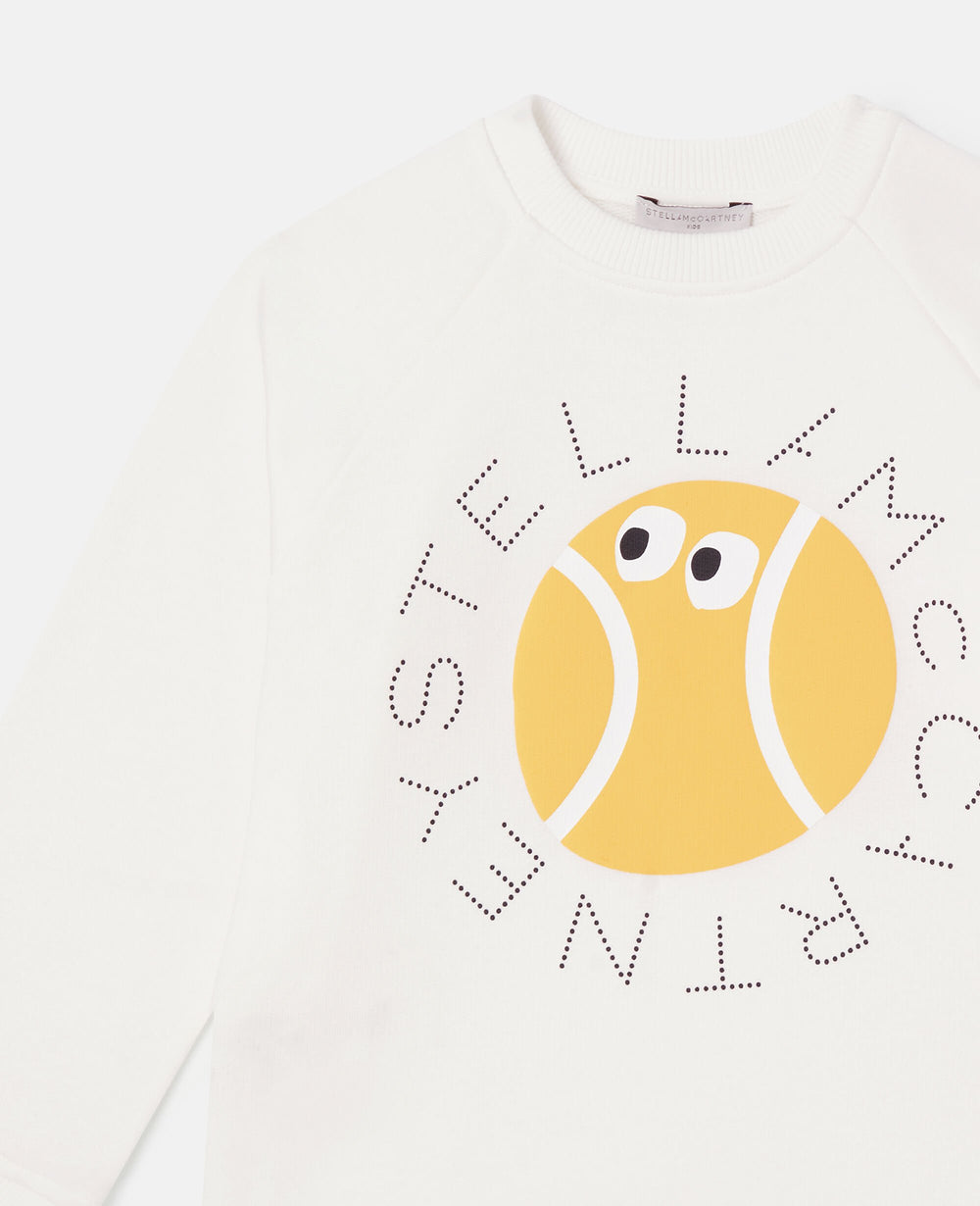 Tennis Ball Graphic Sweatshirt