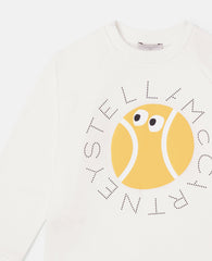 Tennis Ball Graphic Sweatshirt