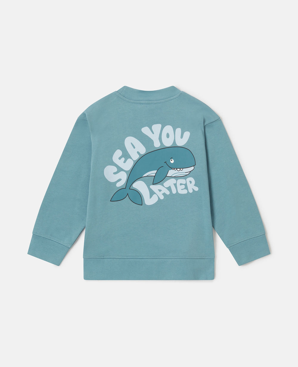 Whale Motif Sweatshirt