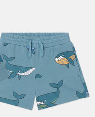 Whale Print Sweatshirt And Sweatpants Set