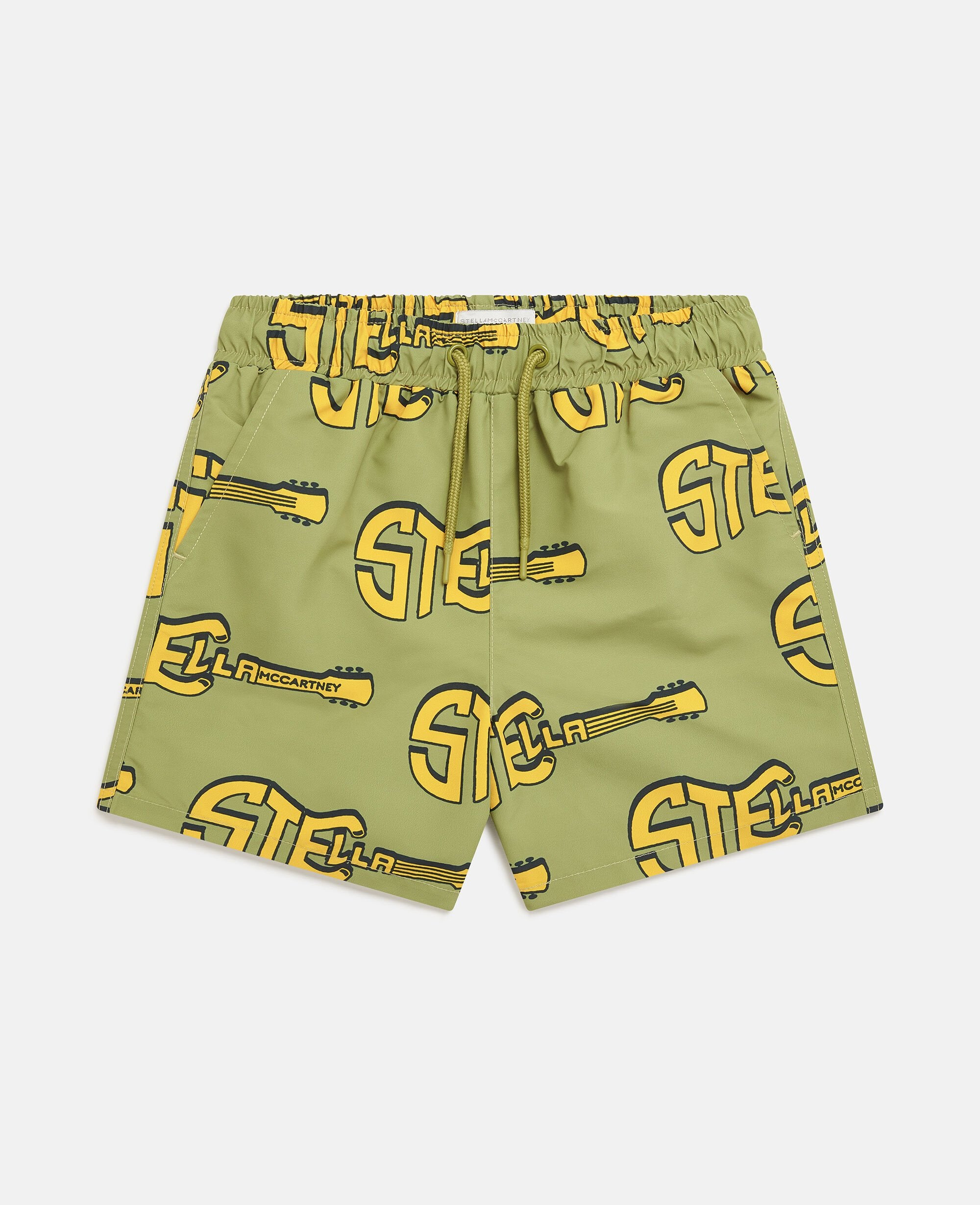 Guitar Print Swim Shorts