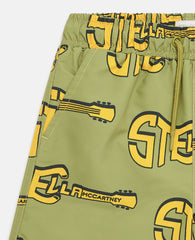 Guitar Print Swim Shorts