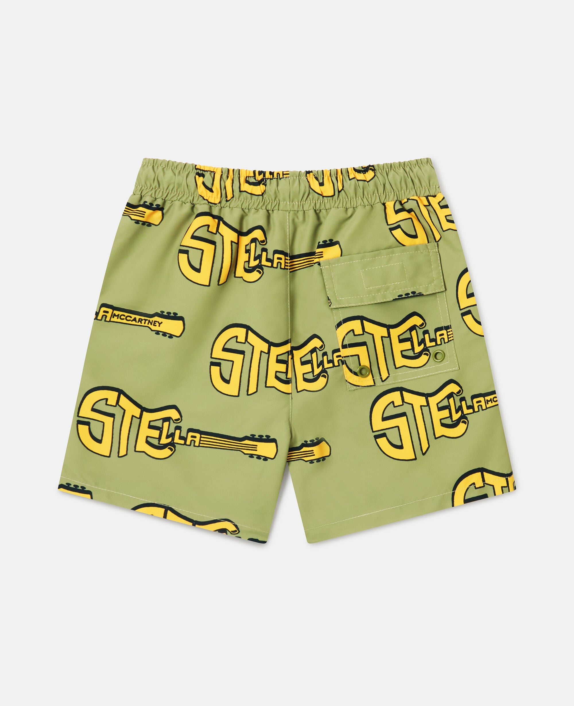 Guitar Print Swim Shorts