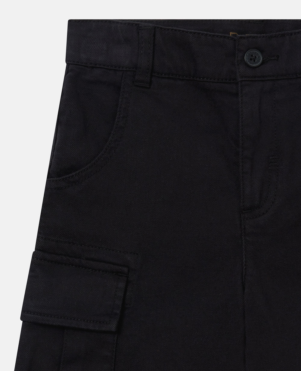 Gabardine Cargo Shorts
