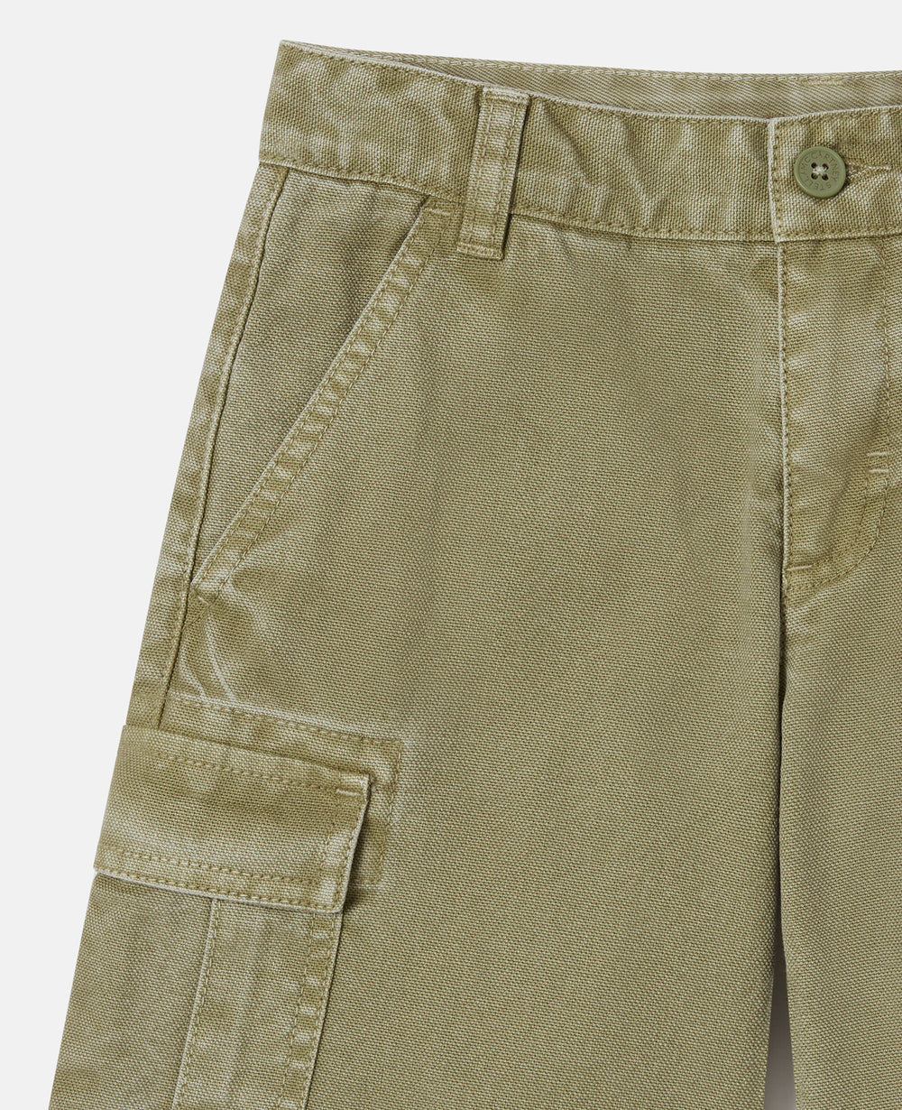 Canvas Cargo Shorts