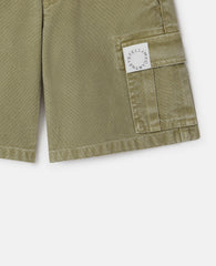 Canvas Cargo Shorts