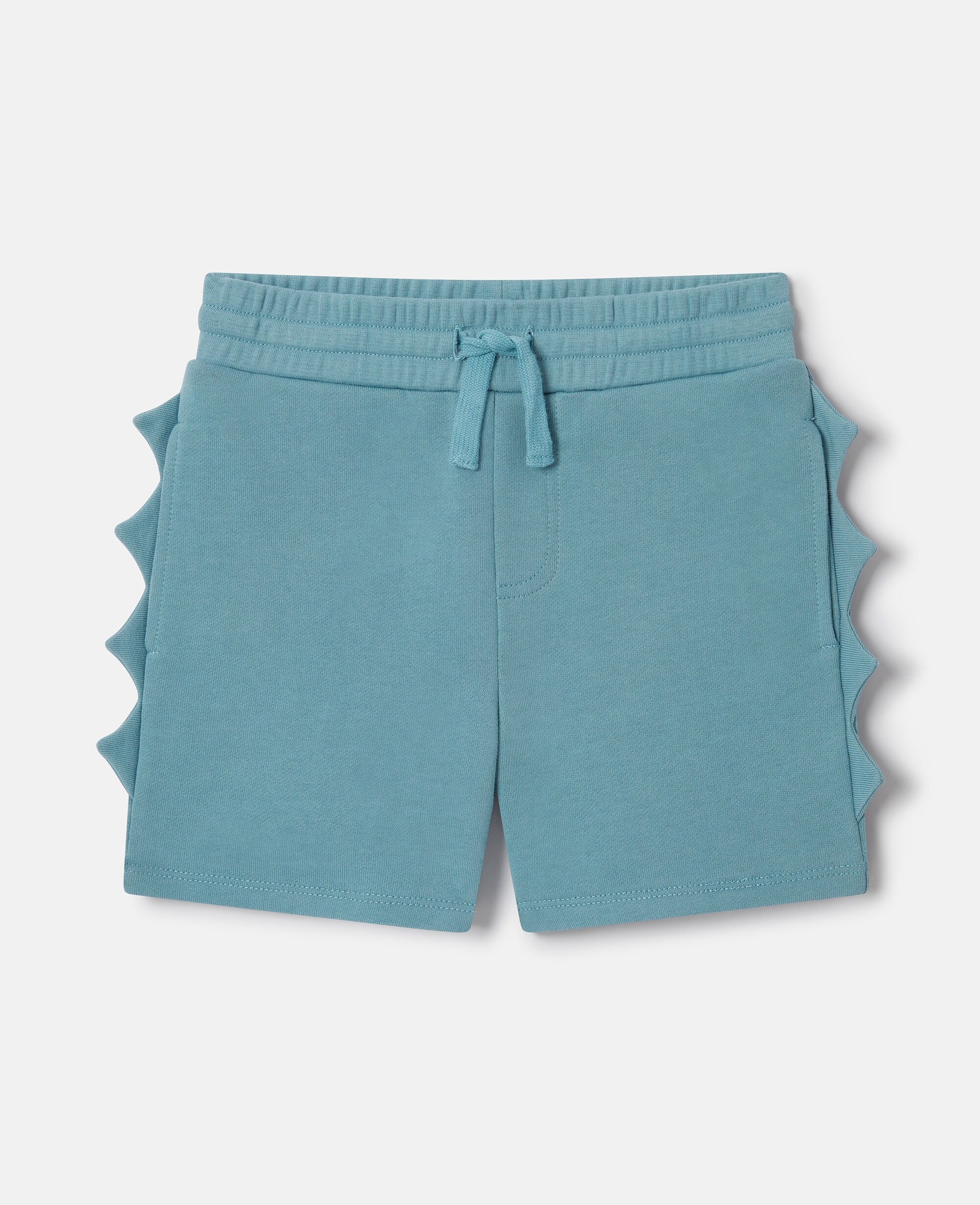 Scallop Trim Jersey Shorts