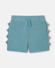 Scallop Trim Jersey Shorts