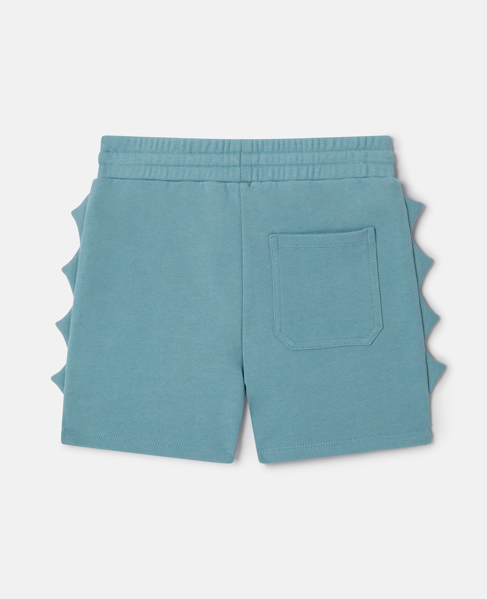 Scallop Trim Jersey Shorts