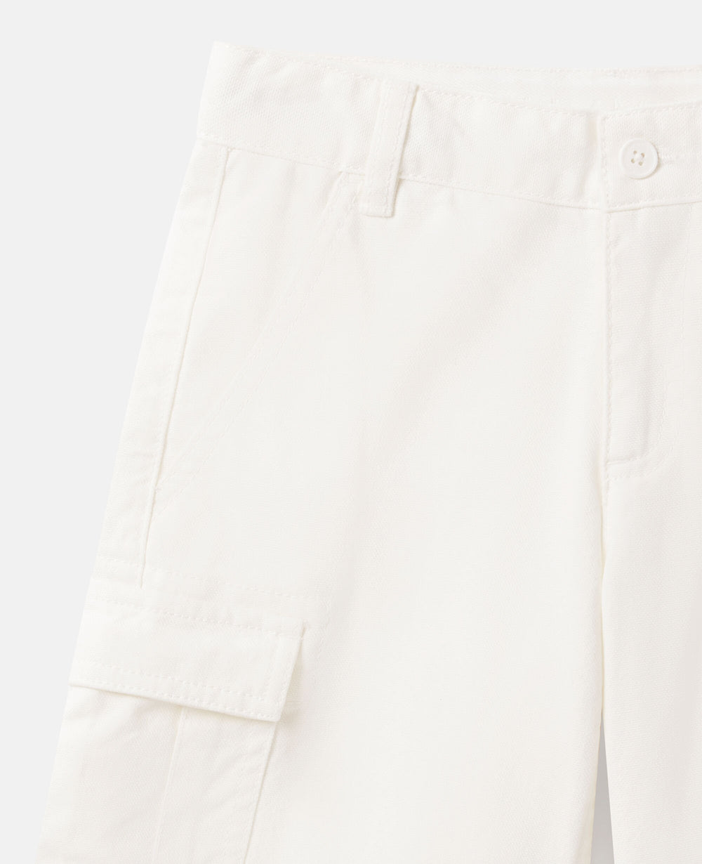 Canvas Cargo Shorts