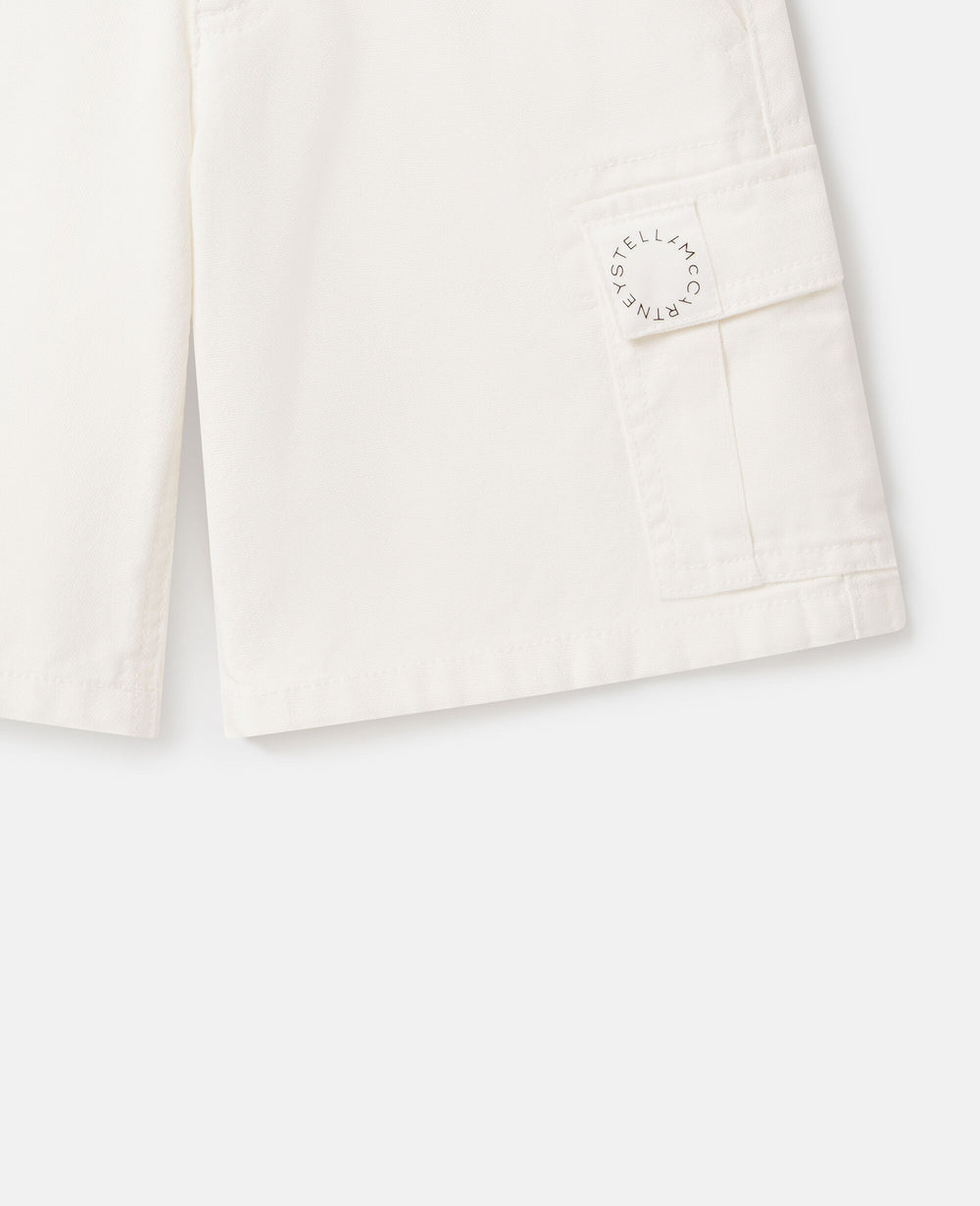 Canvas Cargo Shorts