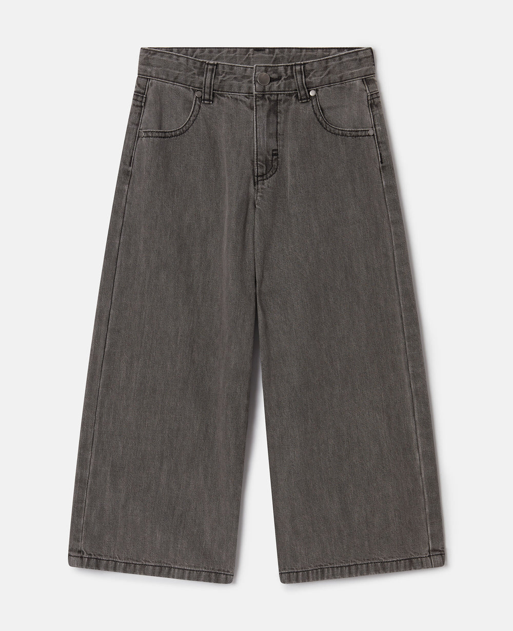Straight-Leg Denim Jeans